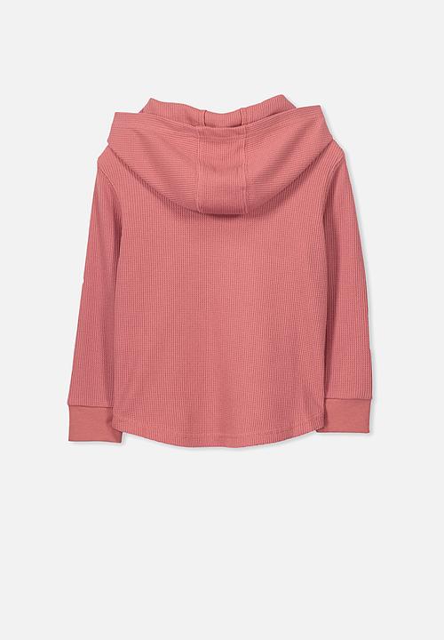 Cotton On - Hayden hooded top - pink