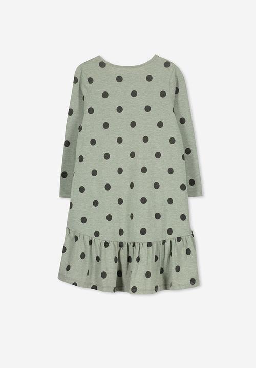 Cotton On - Joss long sleeve dress - light green
