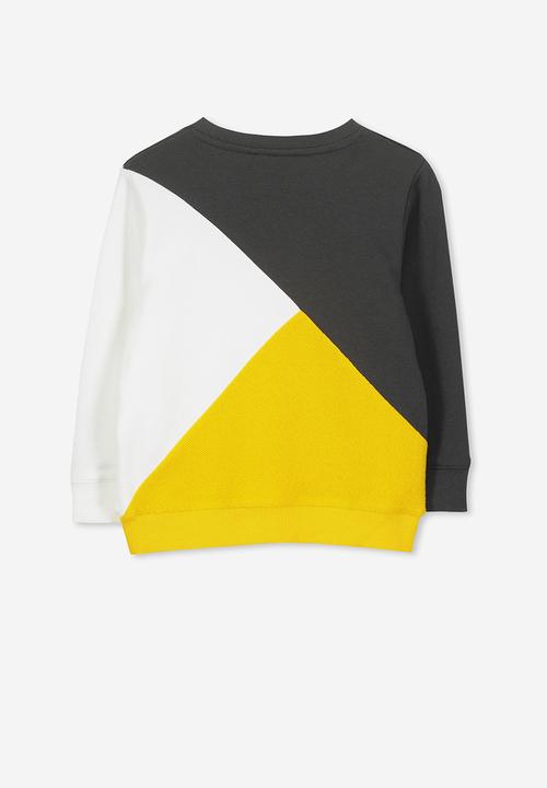 Cotton On - Premium spliced crew - multi