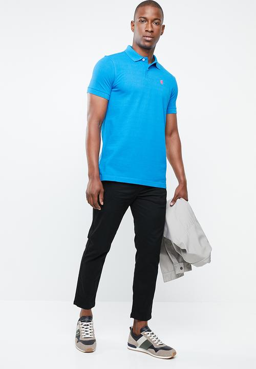 Pringle of Scotland - St Augustine polo - blue