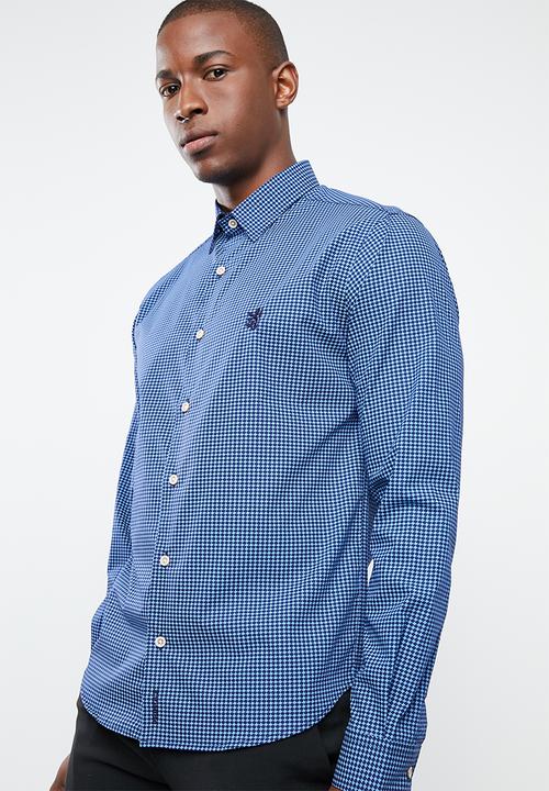 Pringle of Scotland - Norwell styled fit shirt - navy