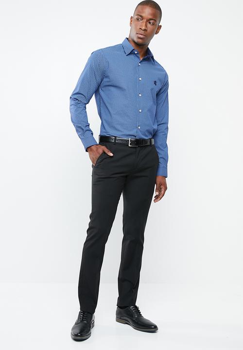 Pringle of Scotland - Norwell styled fit shirt - navy