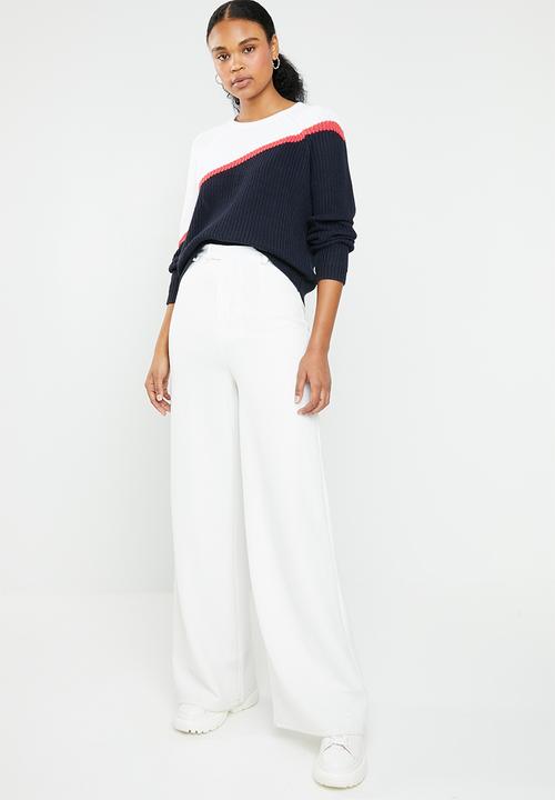 ONLY - Hilde long sleeve block pullover - multi 