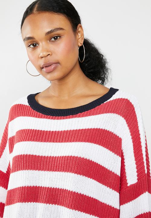 ONLY - Hilde long sleeve stripe pullover - multi