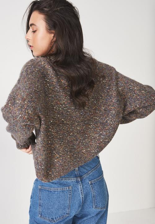 Cotton On - Jeri batwing pullover - charcoal
