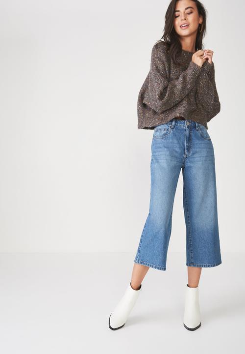 Cotton On - Jeri batwing pullover - charcoal