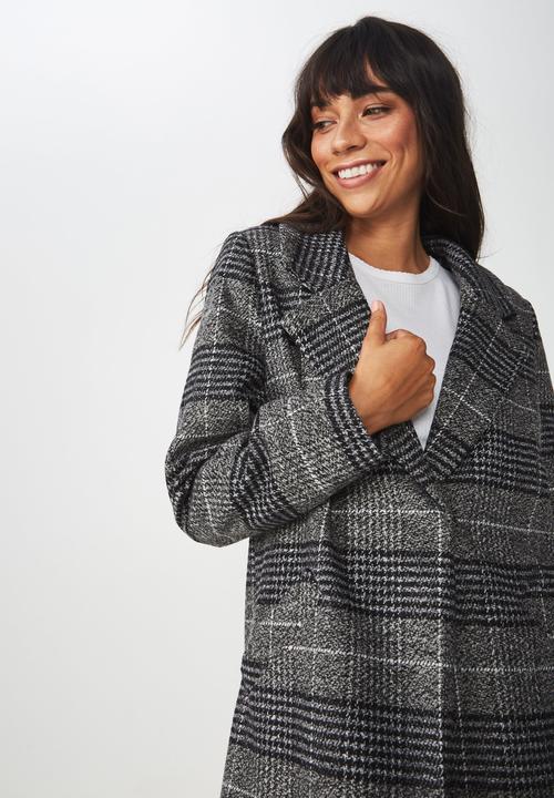Cotton On - New mid-length coat - black
