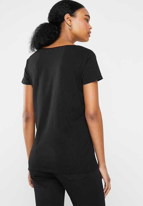 G-STAR - Graphic 50  short sleeve tee - black & pink