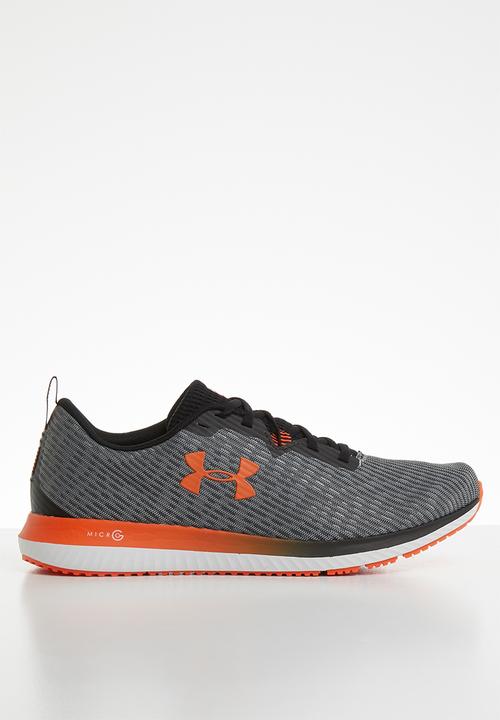 Under Armour - UA Micro g blur 2 - black/onyx white/papaya			