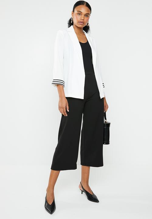 STYLE REPUBLIC - Longer length blazer - white