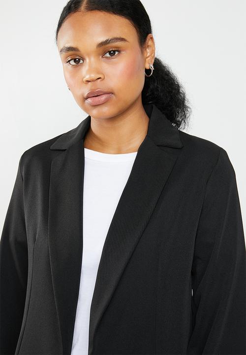 STYLE REPUBLIC - Longer length blazer - black