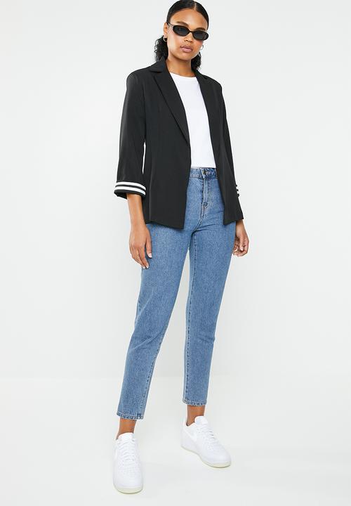 STYLE REPUBLIC - Longer length blazer - black