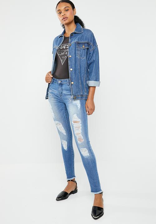 GUESS - Short sleeve enjoy L.A tee - black