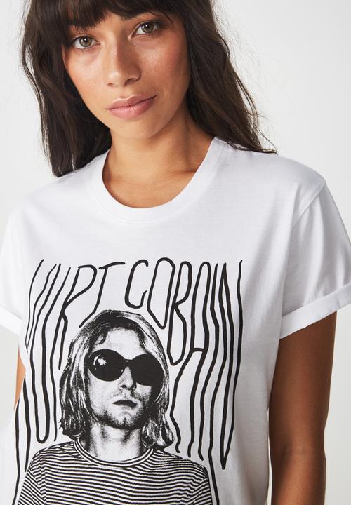 Cotton On - Classic Nirvana T-shirt - white
