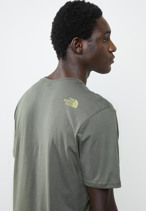 The North Face - Short sleeve mountain line tee - khaki green 