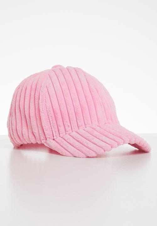 Superbalist - Corduroy peak cap - pink