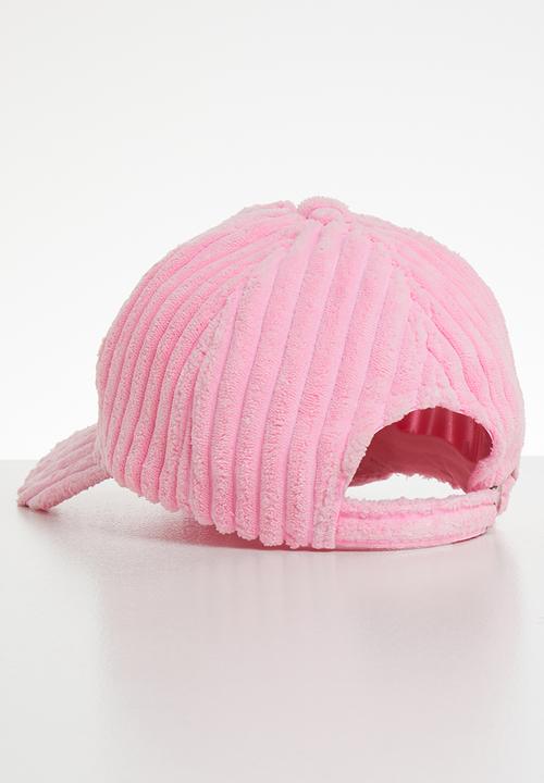 Superbalist - Corduroy peak cap - pink