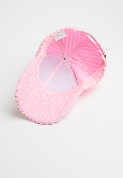 Superbalist - Corduroy peak cap - pink