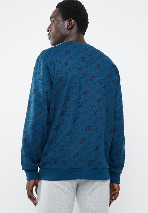 adidas Originals - Mono crew sweater - blue 