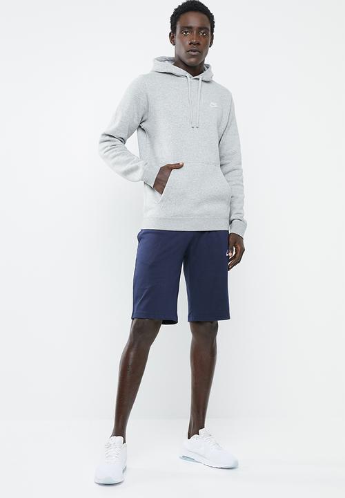 Nike - Club hoodie po bb - dark grey 