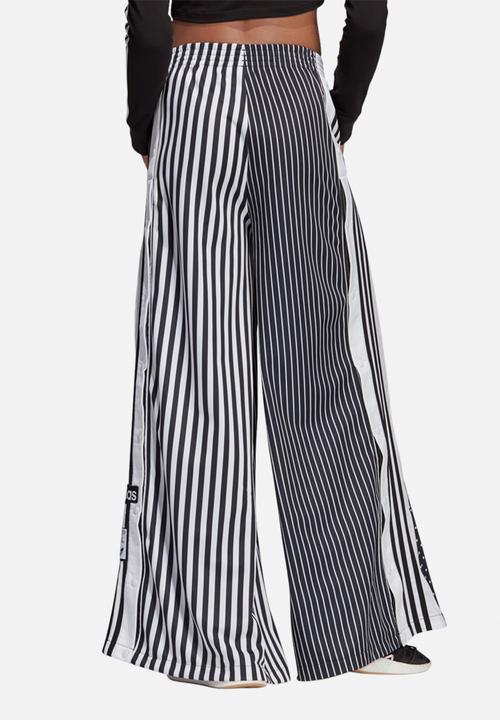 adidas Originals - Wide leg track pants - black & white