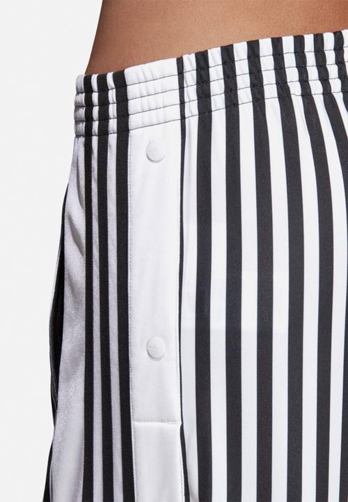 adidas Originals - Wide leg track pants - black & white
