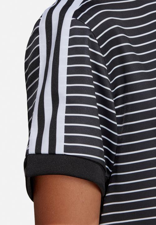 adidas Originals - 3 stripes tee - black & white