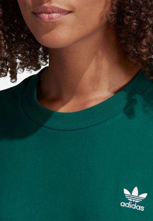 adidas Originals - Boyfriend tee dress - green