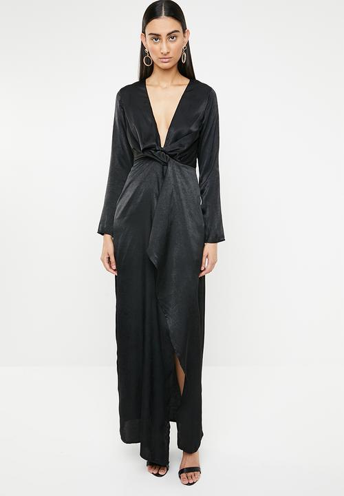 missguided black maxi dress