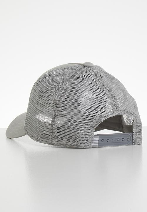 adidas Originals - Trefoil trucker cap - grey & white