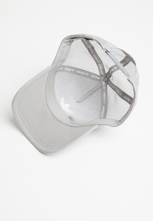 adidas Originals - Trefoil trucker cap - grey & white
