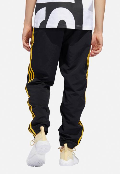 adidas Originals - Woven block pants - black & yellow