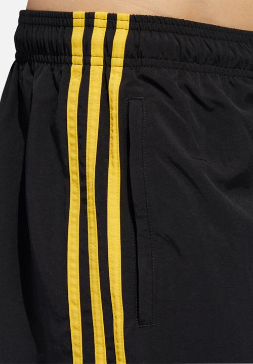 adidas Originals - Woven block pants - black & yellow