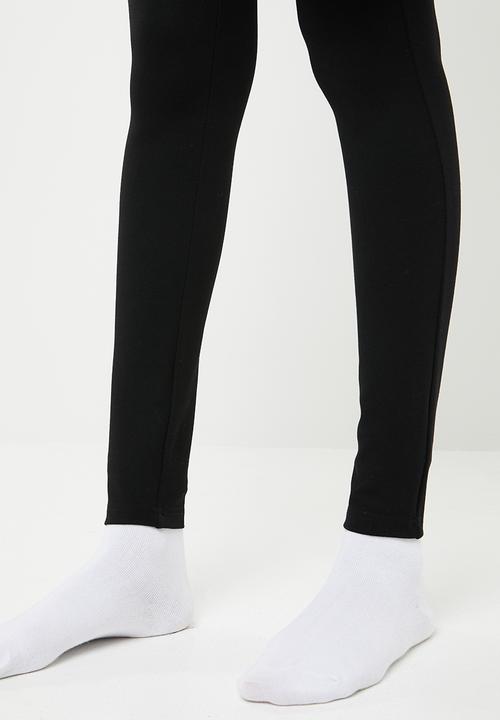 Superbalist - Premium stretch mid rise tregging with zip - black 