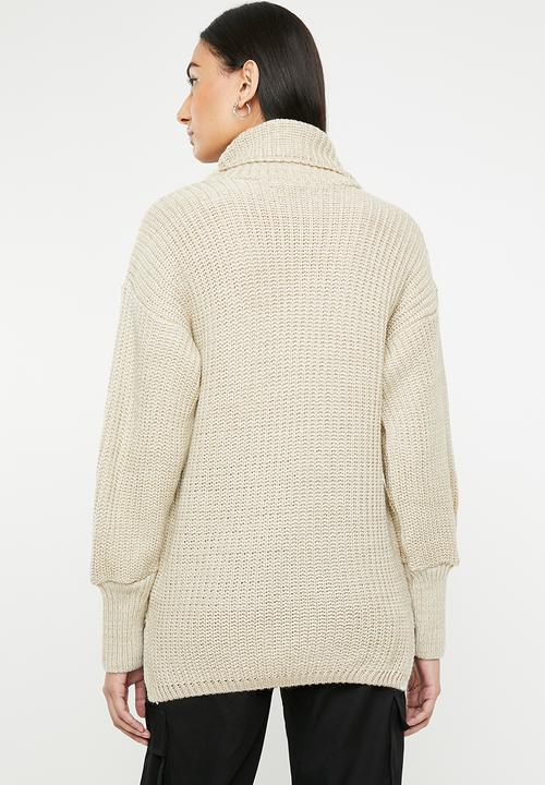 Superbalist - Balloon sleeve pull over - neutral