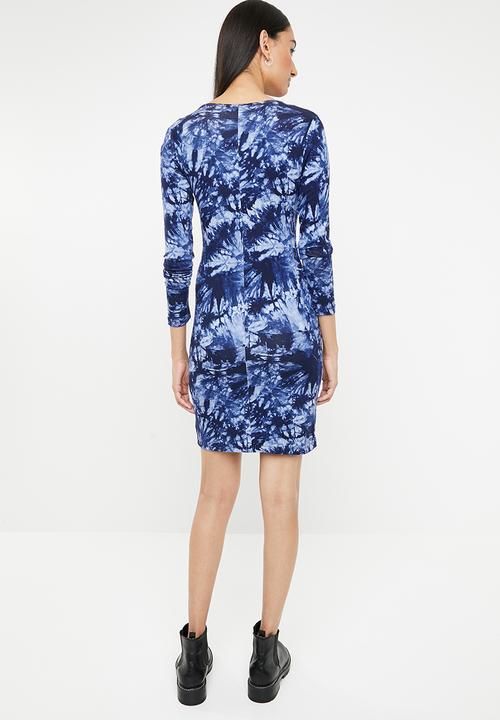 Superbalist - Long sleeve bodycon dress - blue