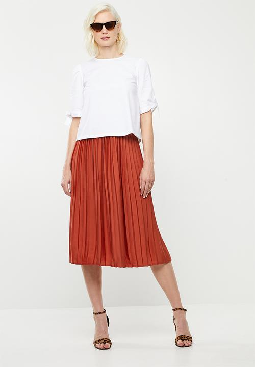 Superbalist - Tie sleeve blouse - white