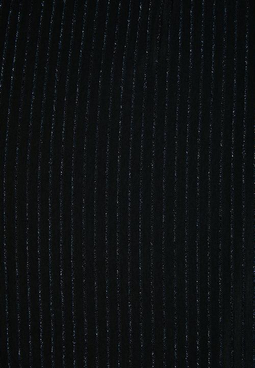 ONLY - Cosmo long sleeve lurex playsuit - black & navy