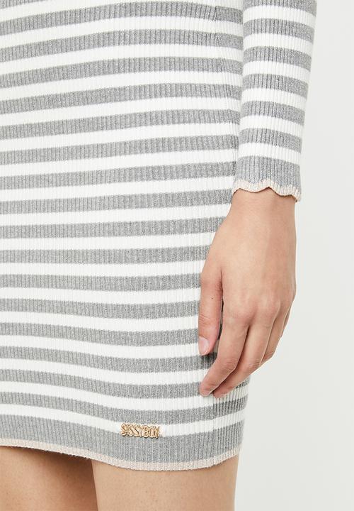 SISSY BOY - Multi stripe polo knit dress - multi