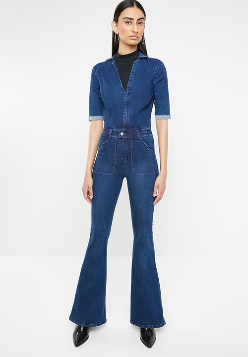 SISSY BOY - Flare jumpsuit - blue
