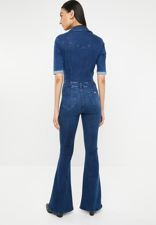 SISSY BOY - Flare jumpsuit - blue