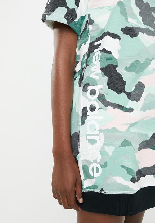 New Balance  - Essential aqua camo dress - multi 