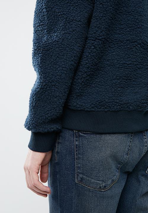Brave Soul - Daim sweatshirt - navy