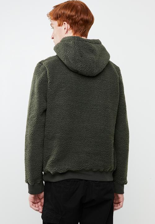 Brave Soul - Daim sweatshirt - khaki