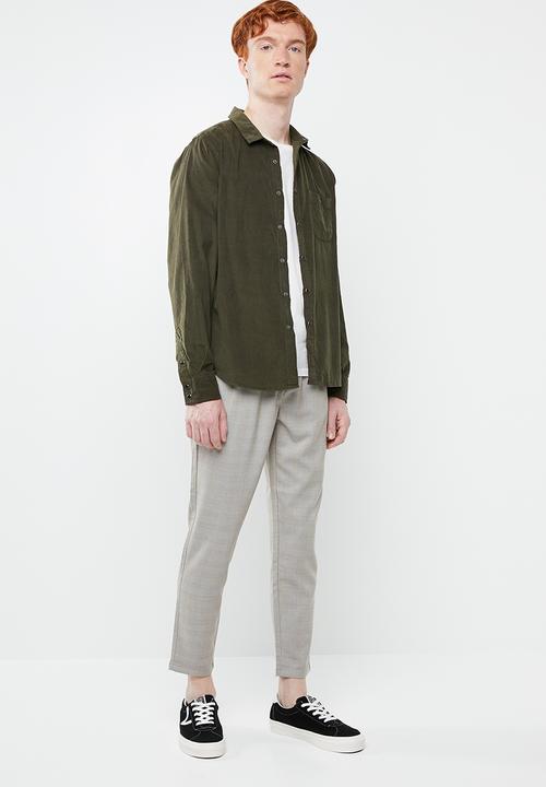 Brave Soul - Brew LS shirt - green