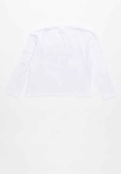 Rebel Republic - Kids 2 pack long sleeve top - grey & white