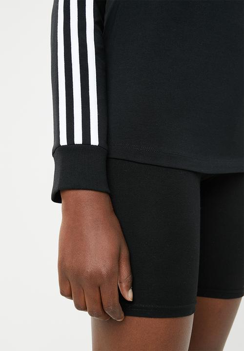 adidas Originals - 3 Stripe longsleeve tee - black