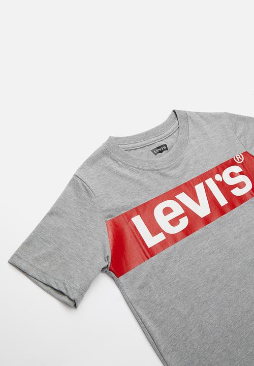 Levi’s® - Boys oversized box tab T-shirt - grey 