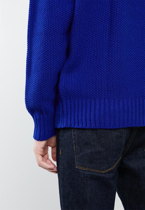 Superbalist - Oversized fisherman knit - blue