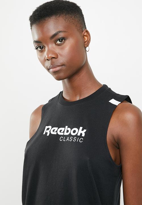 Reebok Classic - Classic reebok tank - black & white